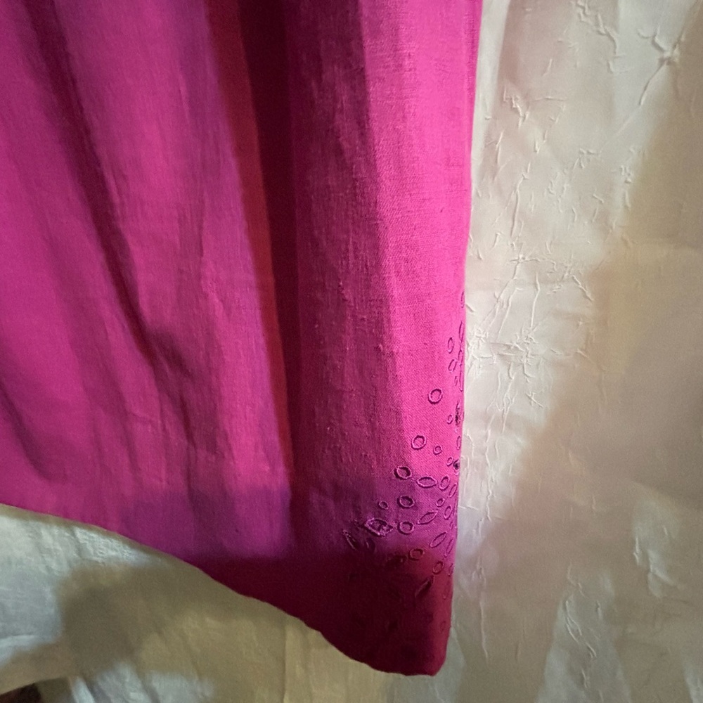 JM Collection Linen Dress - Picture 2 of 4